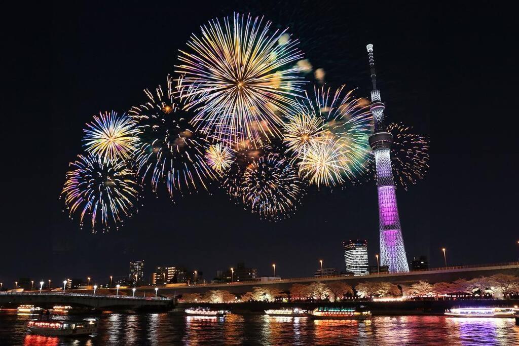 *301 Oshiage Sta 3Mins Walk! Wi-Fi Elevator Apartment Tokyo Ngoại thất bức ảnh